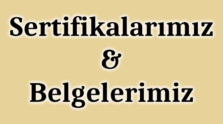 Sertifikalarımız ve Belgelermiz - Beta Gaz Armatürleri Servisi - Tel: (216) 374 36 69